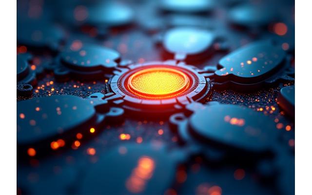 サービスの安定性とデータ保護を象徴する、抽象的なシールドとネットワークのイメージ。